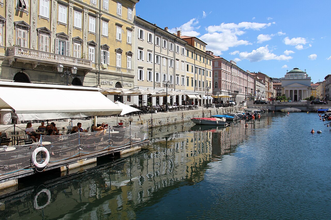 Canal Grande in Trieste's Borgo Teresiano